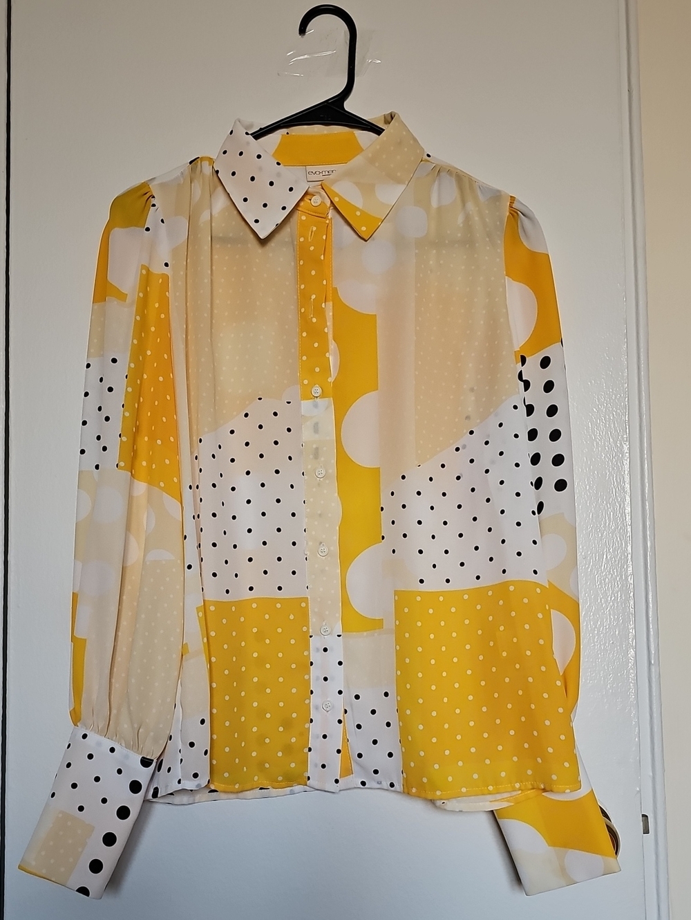 Eva Mendes Abstract Blouse In Size S